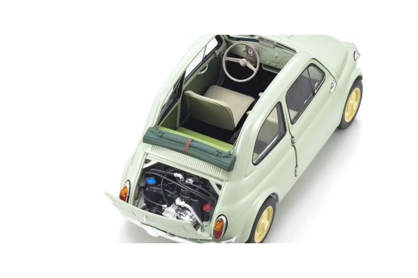 KYOSHO 08966LG ORIGINAL 1/18scale Fiat NUOVA 500 (Green Clear)