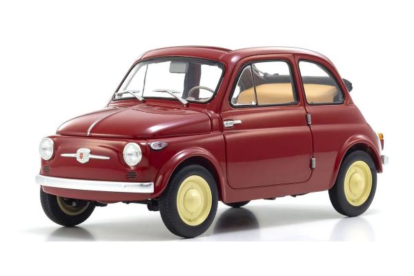 KYOSHO 08966R ORIGINAL 1/18scale Fiat NUOVA 500 (Coral Red)