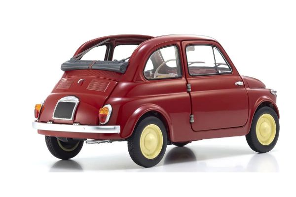 KYOSHO 08966R ORIGINAL 1/18scale Fiat NUOVA 500 (Coral Red)