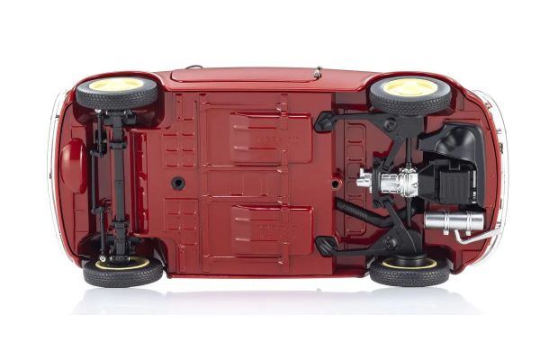 KYOSHO 08966R ORIGINAL 1/18scale Fiat NUOVA 500 (Coral Red)