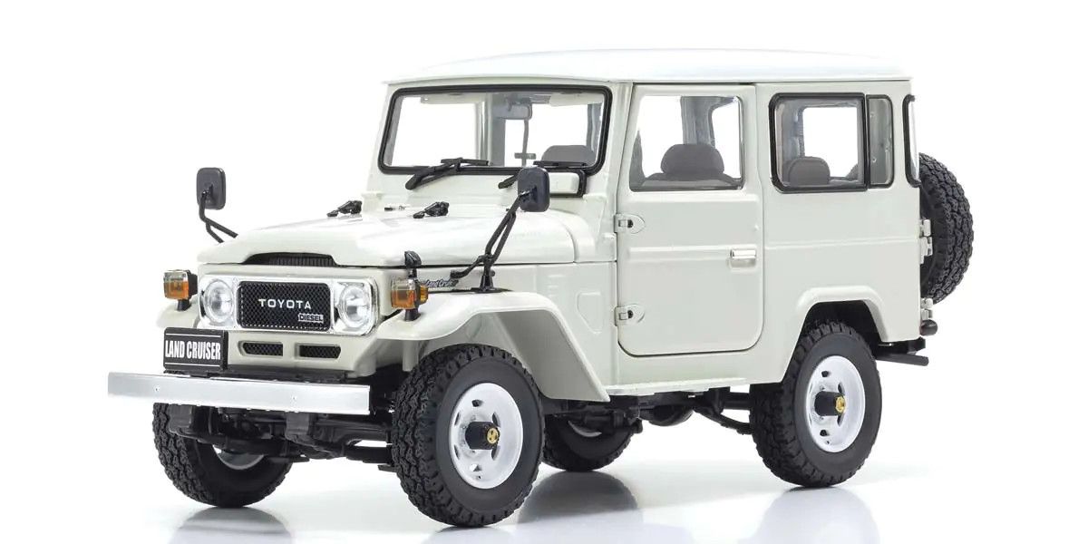 KYOSHO 08971W ORIGINAL 1/18scale Toyota Land Cruiser 40 Van (White)