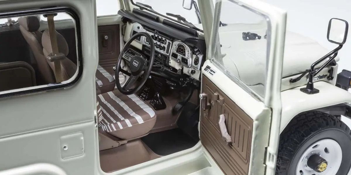 KYOSHO 08971W ORIGINAL 1/18scale Toyota Land Cruiser 40 Van (White)