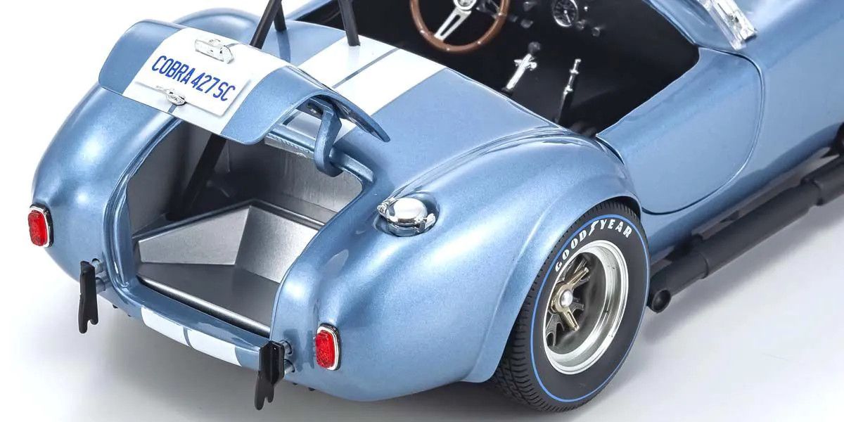 KYOSHO KYO08048SBL 1/18 Scale Shelby Cobra 427 S/C Sapphire Blue Model Diecast Car