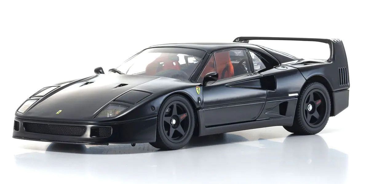 Kyosho 08416BK 1/18 Ferrari F40 Scale Model Black 08954LY Diecast Car