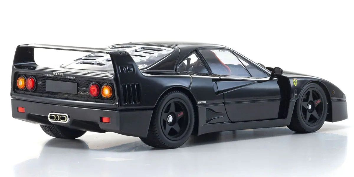 Kyosho 08416BK 1/18 Ferrari F40 Scale Model Black 08954LY Diecast Car
