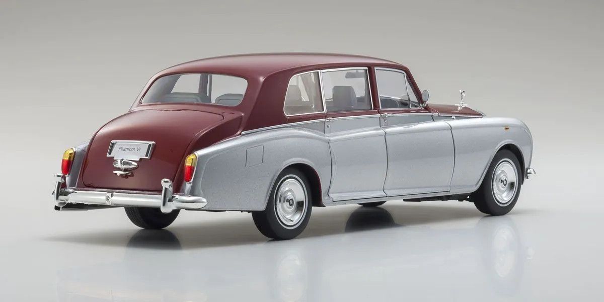 KYOSHO KYO08905SR 1/18 Scale Rolls Royce Phantom VI Silver/Red Model Diecast Car