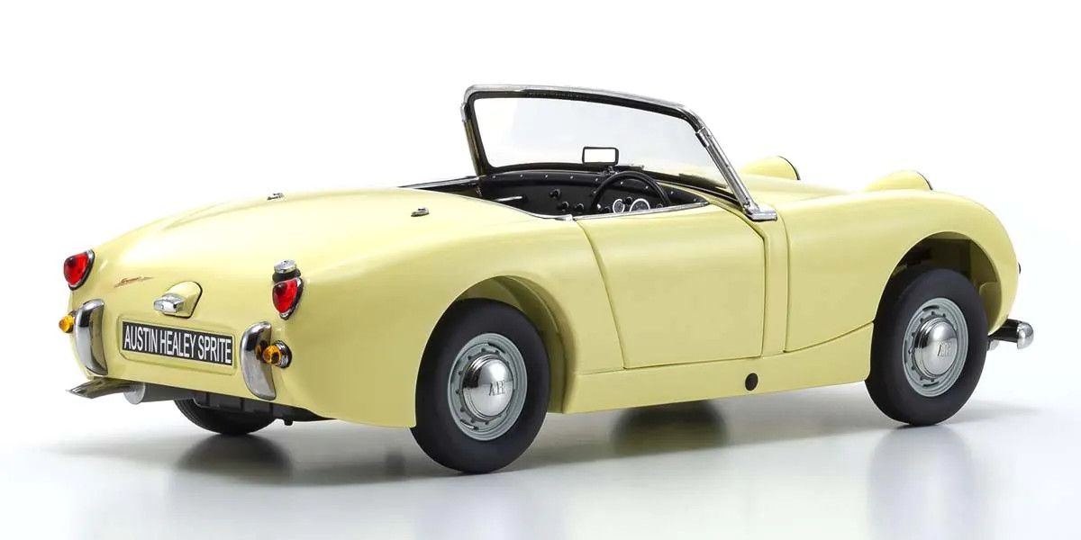 KYOSHO KYO08953PY 1/18 Scale Austin Healey Sprite Primrose/Yellow Model Diecast Car