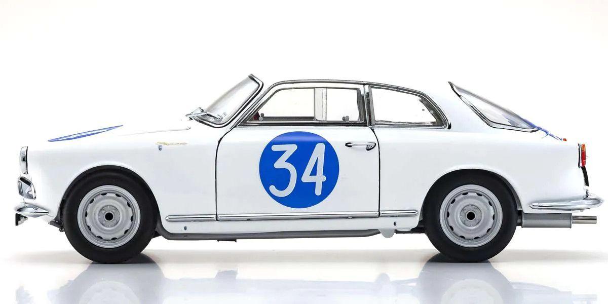 Kyosho 1/18 Scale Alfa Romeo Giulietta SV Targa Florio #34 Model Diecast Car
