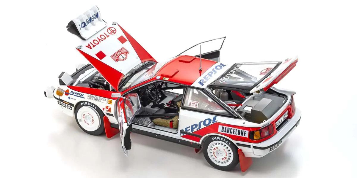 KYOSHO KYO08961B 1/18 Scale Toyota Celica GT-Four ST165 1991 Monte Carlo #2 Model Diecast Car