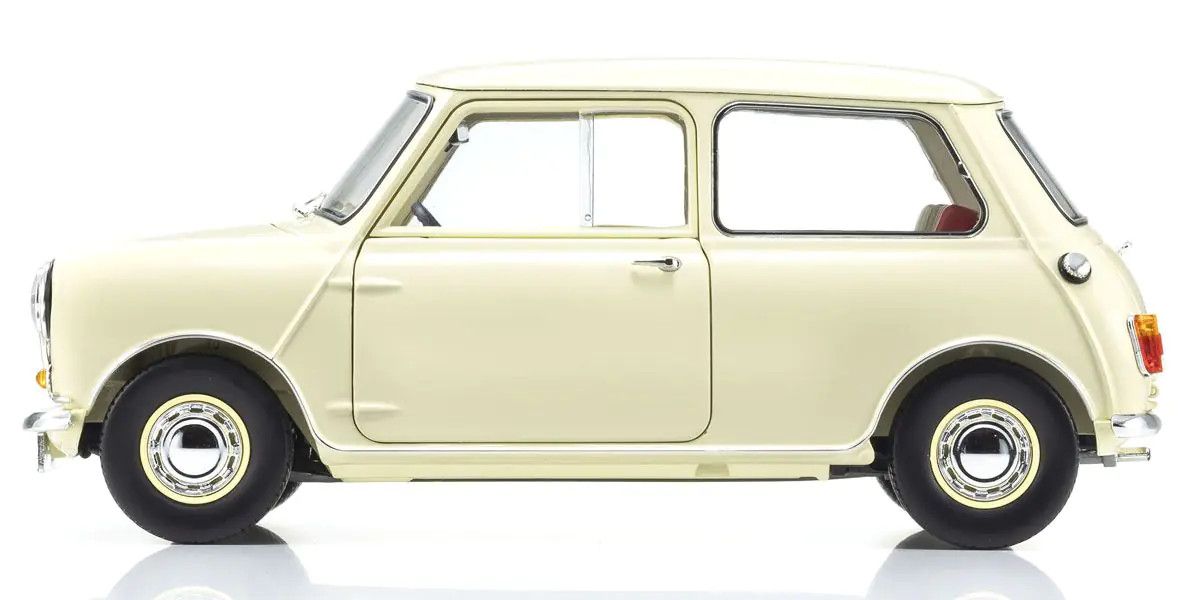 KYOSHO KYO08964W 1/18 Scale Morris Mini Minor Old English White Model Diecast Car