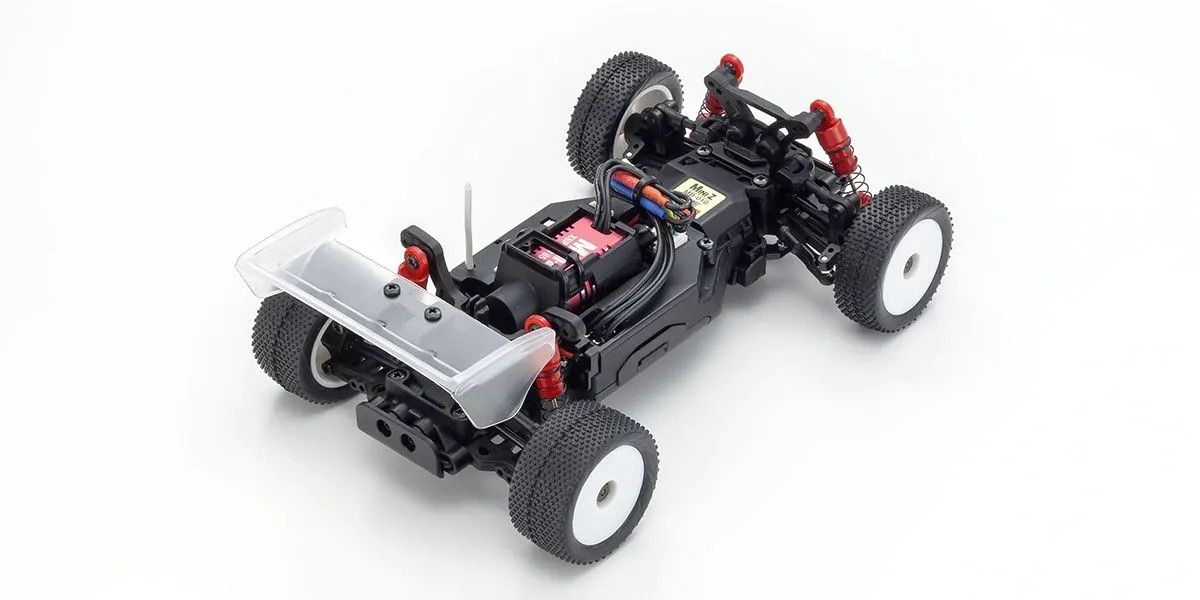 KYOSHO KYO32293 MINI-Z Buggy MB-010VE 2.0 con sistema FHSS2.4GHz INFERNO MP9 TKI Conjunto de chasis de cuerpo transparente