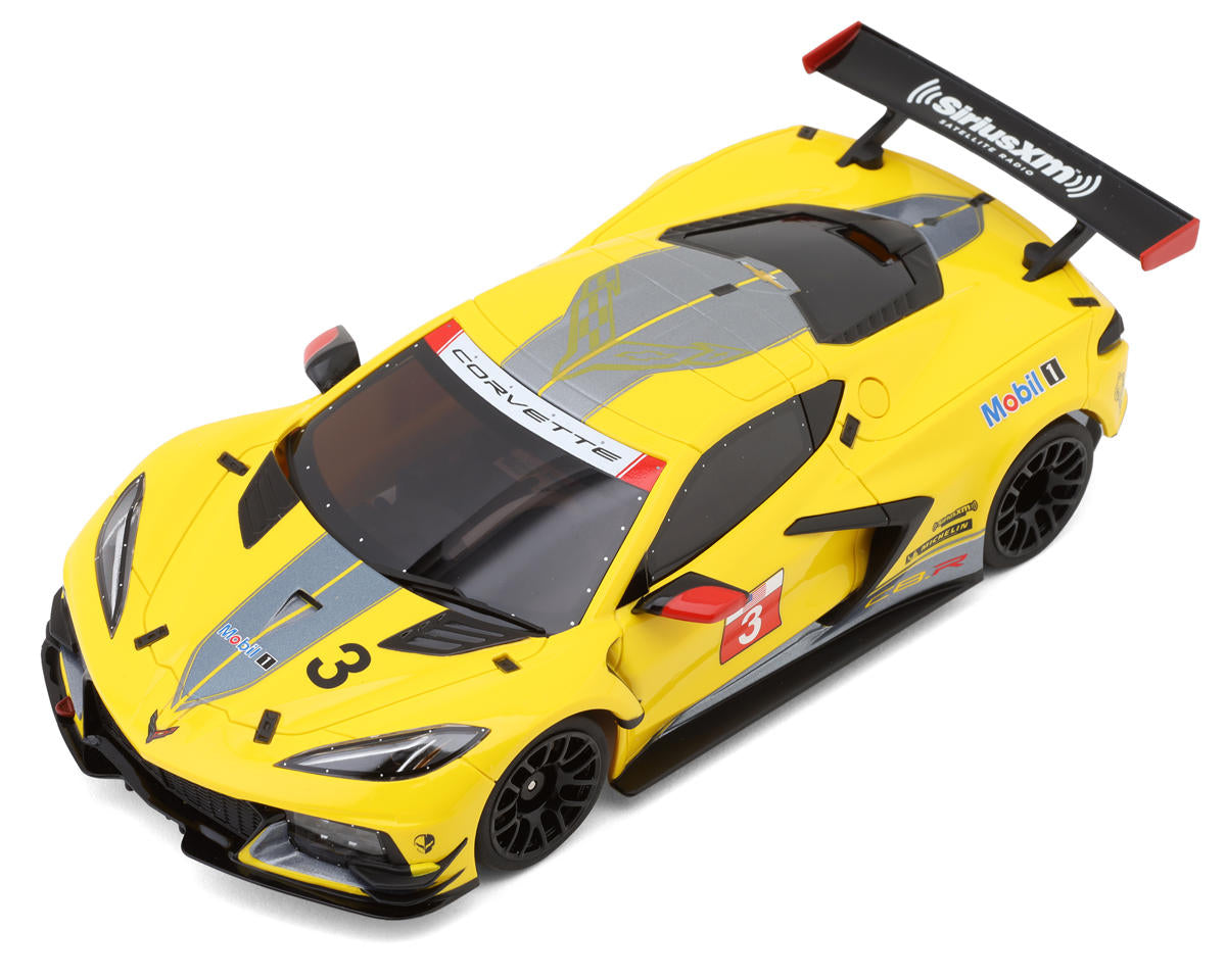 Kyosho 32342Y MR-03 Mini-Z RWD ReadySet avec Corvette C8.R (jaune) avec radio 2,4 GHz