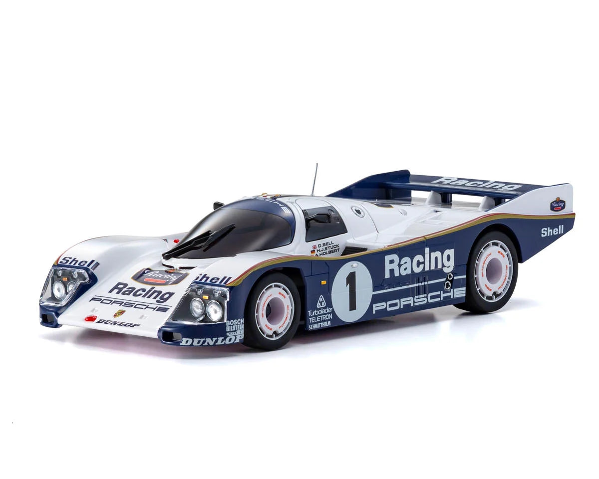 Kyosho 32363PR MR-04 RWD Mini-Z ReadySet w/Porsche 962C Coupe Body (White/Blue) w/KT-531P 2.4GHz Radio