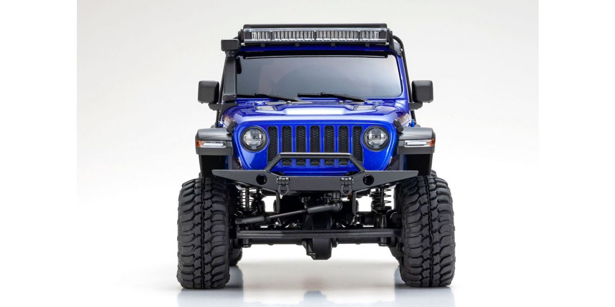 KYOSHO KYO32528MB Mini-Z 4x4 Series Readyset Jeep Wrangler Unlimited Rubicon avec accessoires Bleu océan métallisé