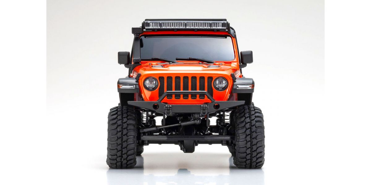 KYOSHO KYO32528MO Mini-Z 4x4 Series Readyset Jeep Wrangler Unlimited Rubicon avec accessoires, Punk'n Metallic