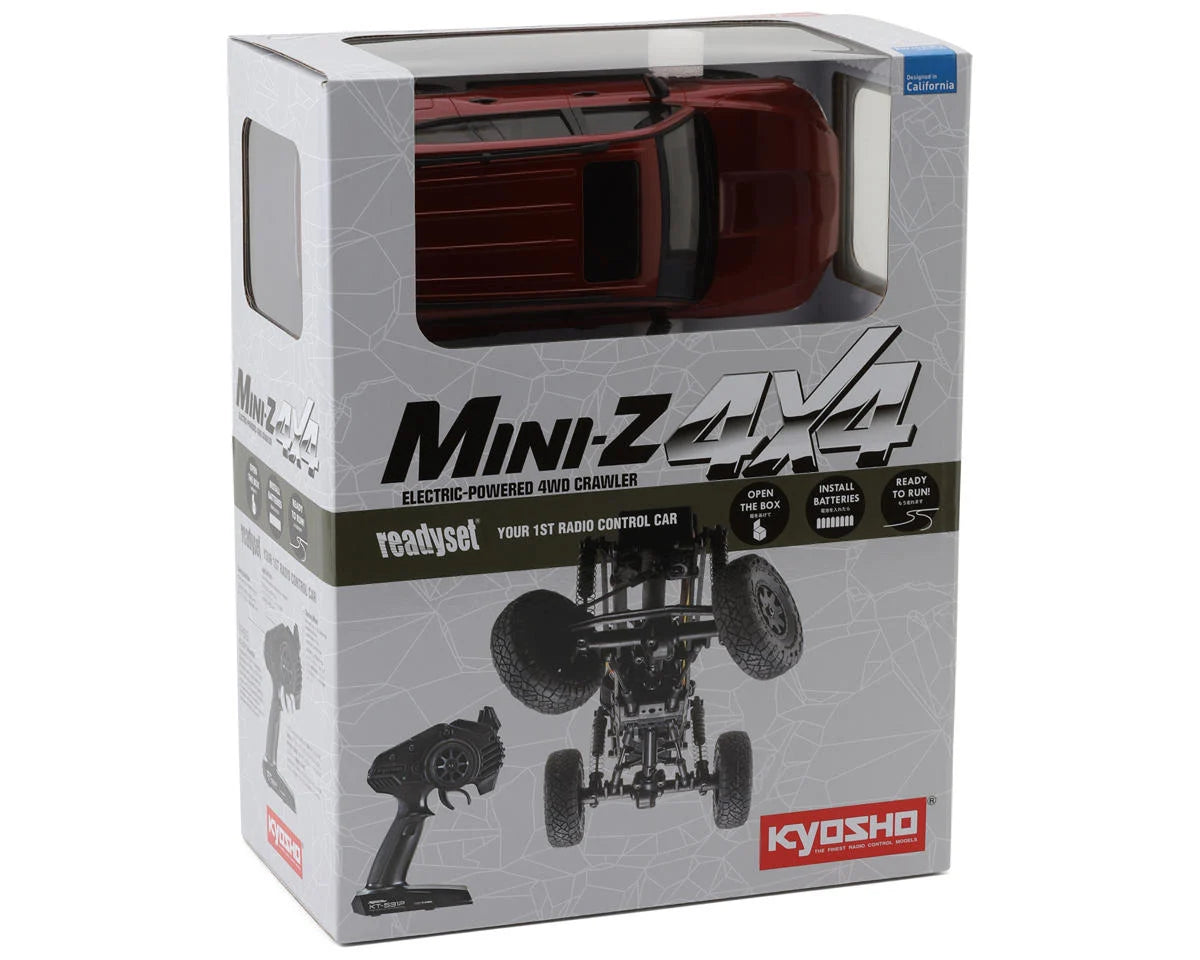 Kyosho MX-01 Mini-Z 4x4 Readyset w/Toyota Land Cruiser 300 GR Body (Red) w/2.4GHz Radio