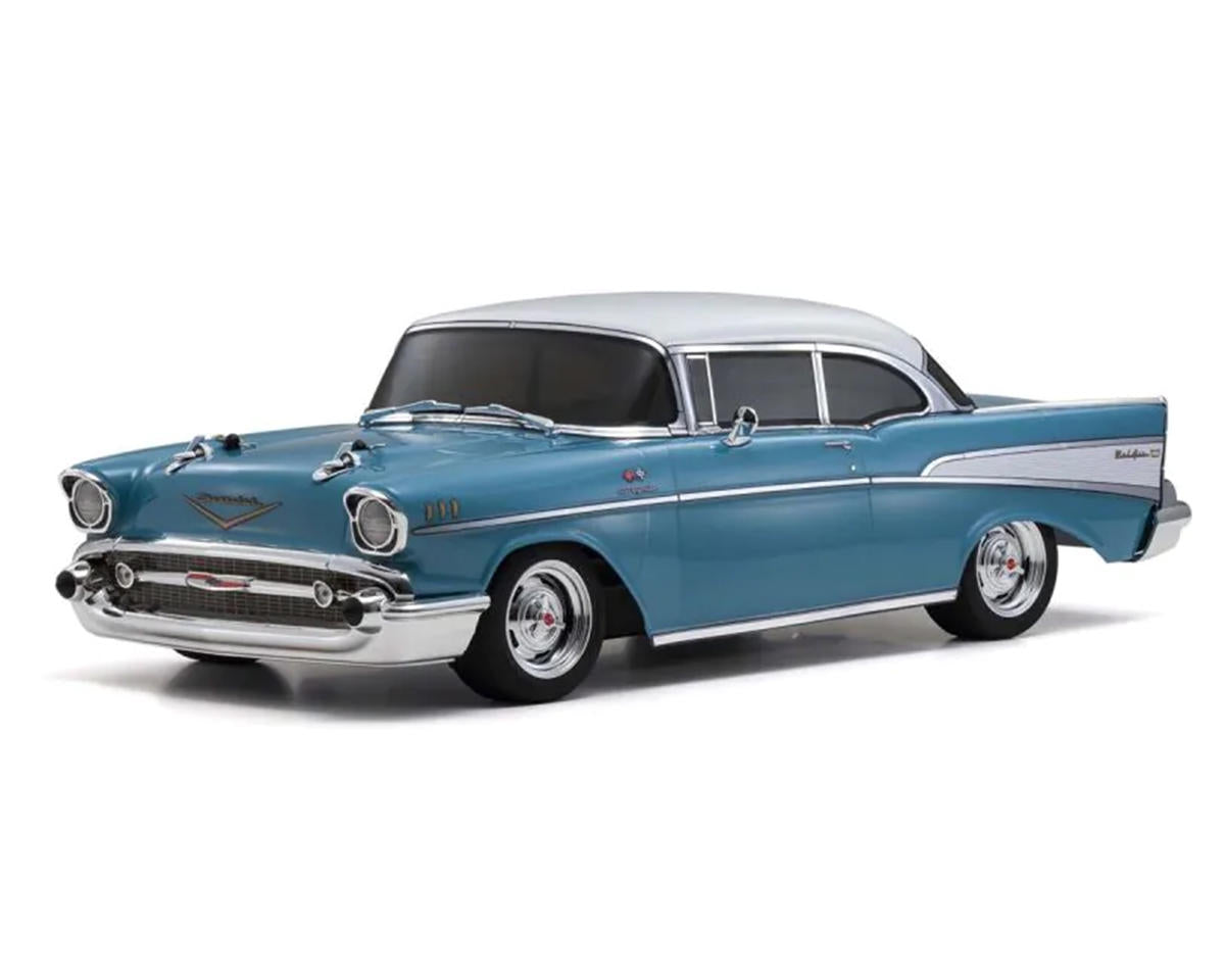 Kyosho KYO34433T1 EP Fazer Mk2 FZ02L 1957 Chevy Bel Air Coupe ReadySet (turquesa) con radio Syncro KT-231P+