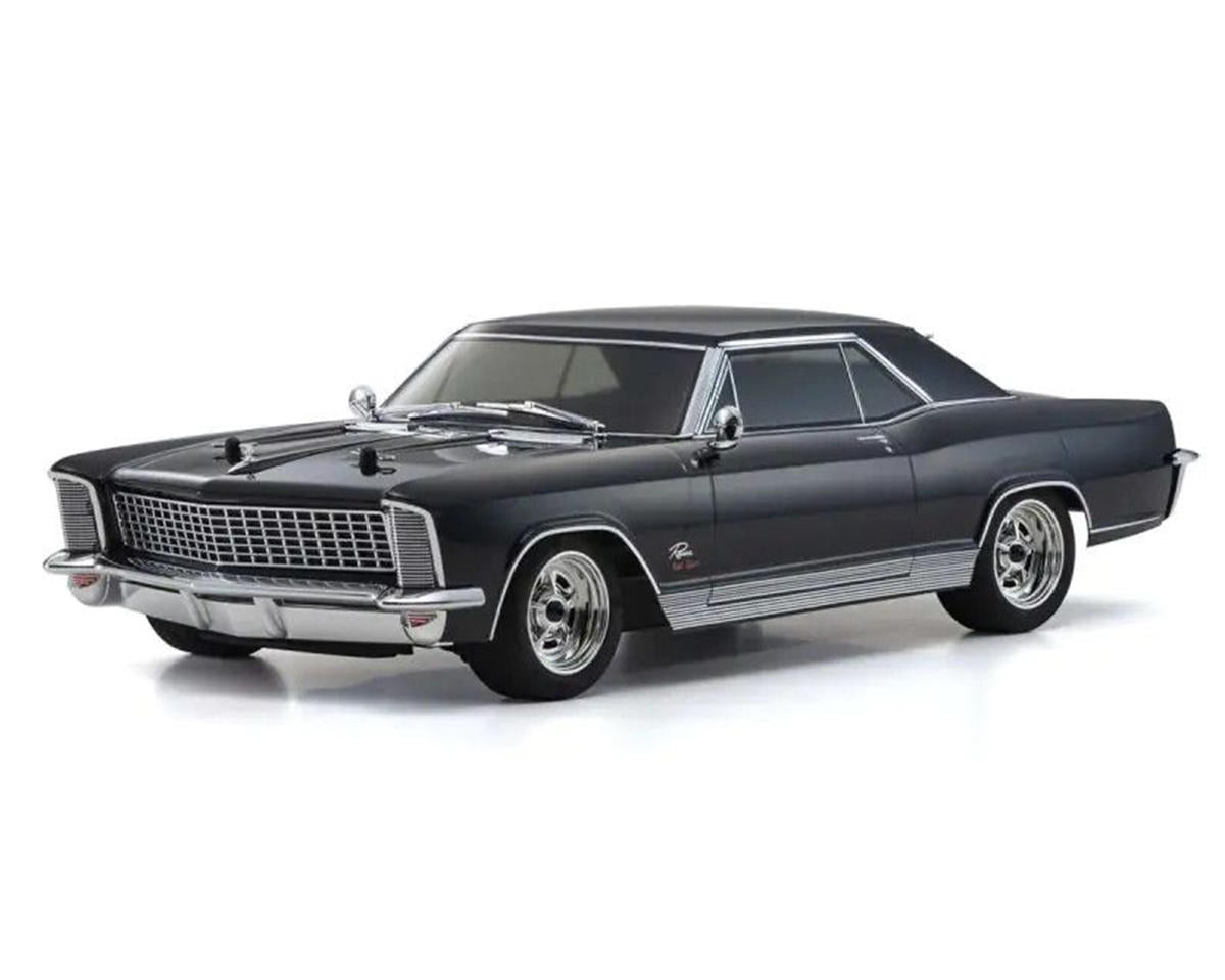 Kyosho EP Fazer Mk2 FZ02L 1965 Buick ReadySet Riviera (Negro Regal) con radio Syncro KT-231P