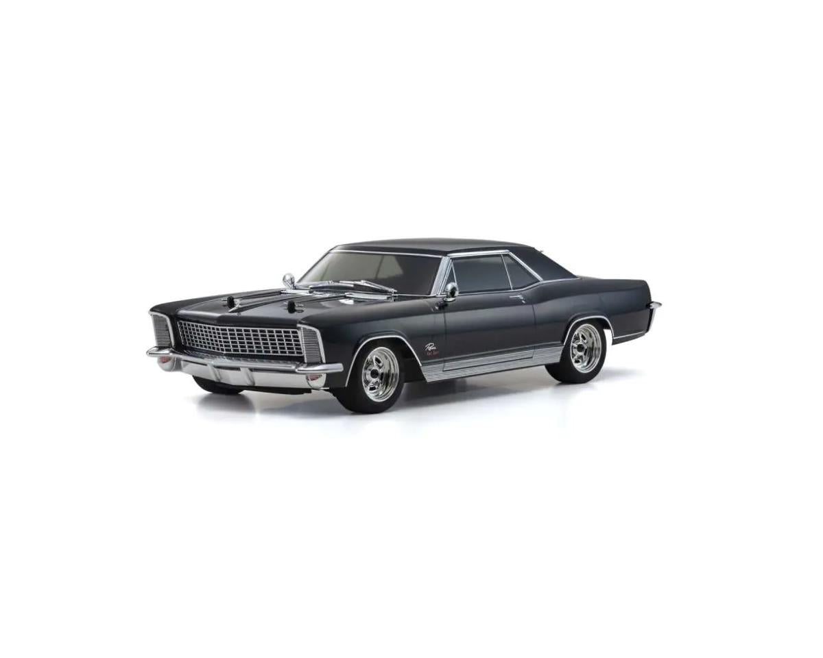 Kyosho EP Fazer Mk2 FZ02L 1965 Buick ReadySet Riviera (Negro Regal) con radio Syncro KT-231P