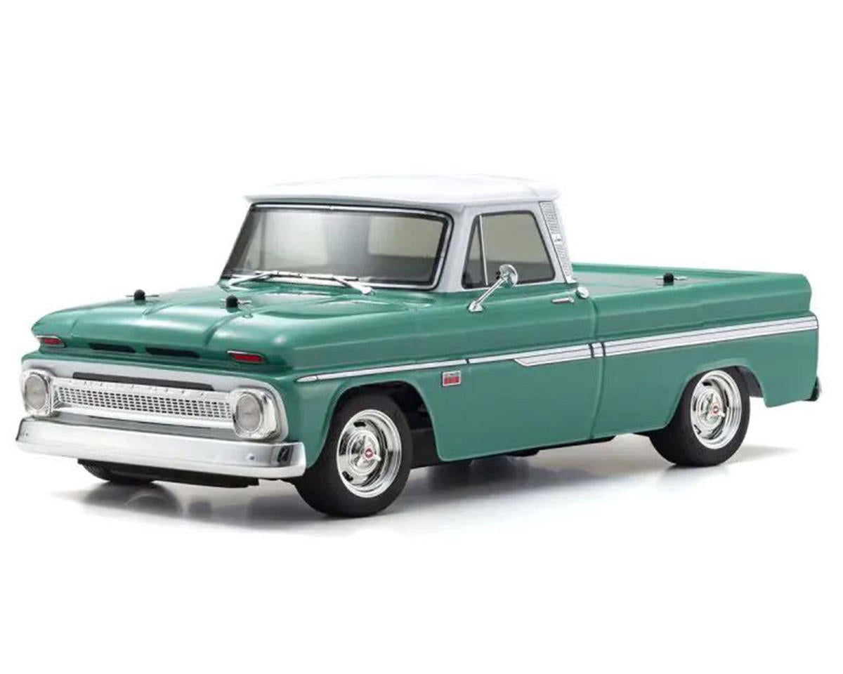 Kyosho KYO34435T1 EP Fazer Mk2 FZ02L 1966 Chevy Fleetside ReadySet (verde) con Syncro KT-231P+