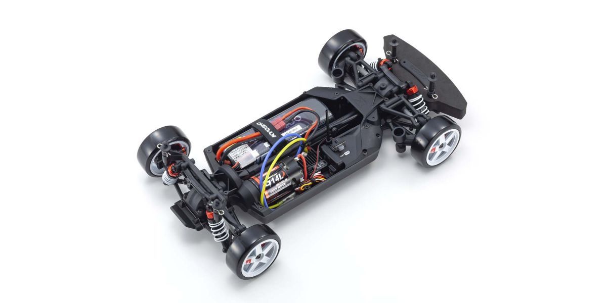 Kyosho EP Fazer Mk2 FZ02-D Toyota Supra A80 ReadySet (Blanco/Negro/Rojo) con Syncro