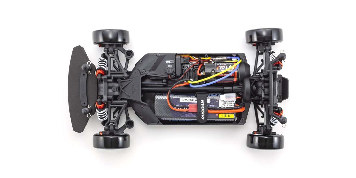 Kyosho EP Fazer Mk2 FZ02-D Toyota Supra A80 ReadySet (Blanco/Negro/Rojo) con Syncro