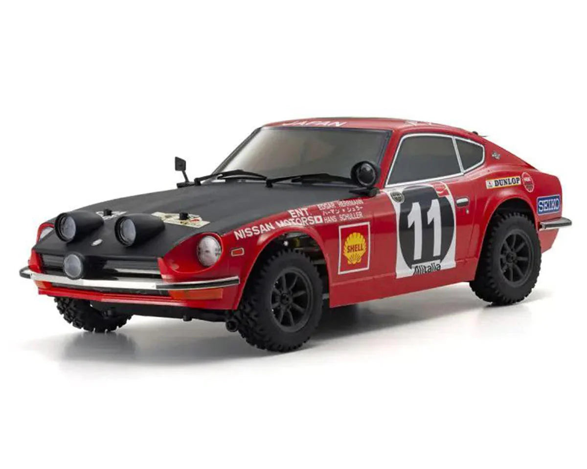 Kyosho kyo34482t1 EP Fazer Mk2 FZ02-R 1971 Datsun 240Z Rally ReadySet (Red)