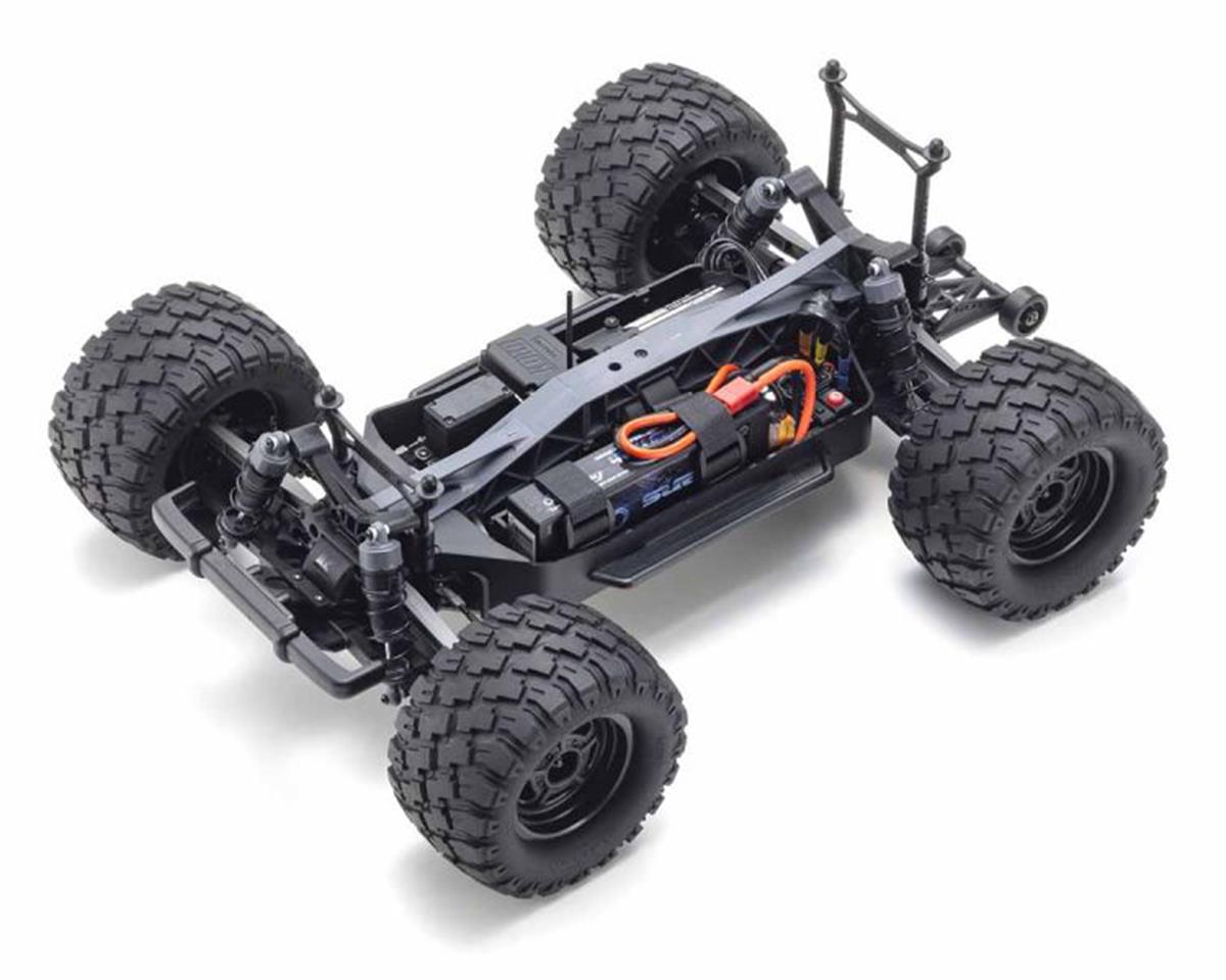 Kyosho KYO34701T2 Mad Wagon VE Camión eléctrico 4WD ReadySet escala 1/10 (azul)