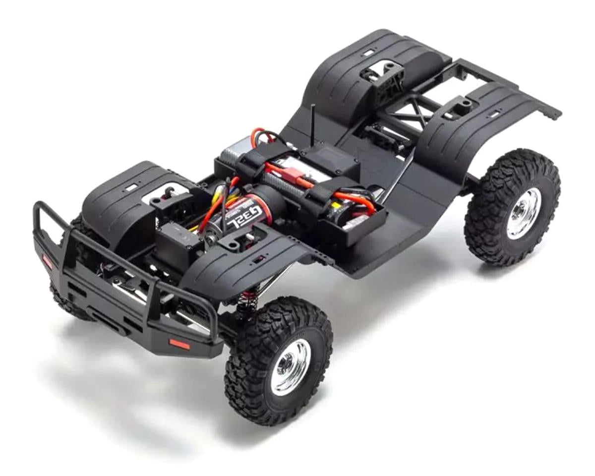 Kyosho KYO34801T1 KC10 Toyota Land Cruiser 60 1/10 4WD ReadySet Brushed Rock Crawler (Silver) w/Syncro KT-231P+ 2.4GHz Radio