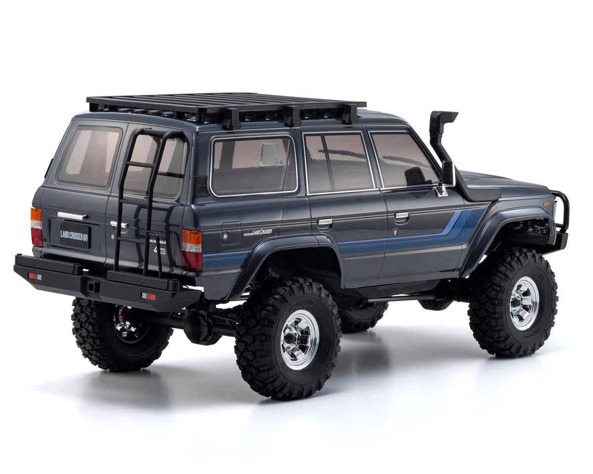 Kyosho KYO34801T2 KC10 Toyota Land Cruiser 60 1/10 4WD ReadySet Brushed Rock Crawler (Grey) w/Syncro KT-231P+ 2.4GHz Radio
