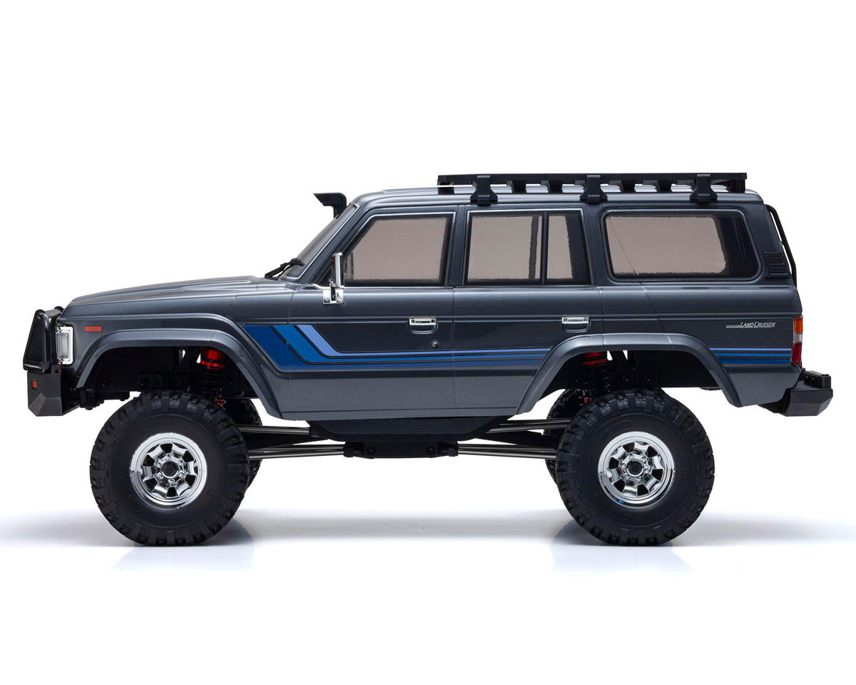 Kyosho KYO34801T2 KC10 Toyota Land Cruiser 60 1/10 4WD ReadySet Brushed Rock Crawler (Grey) w/Syncro KT-231P+ 2.4GHz Radio