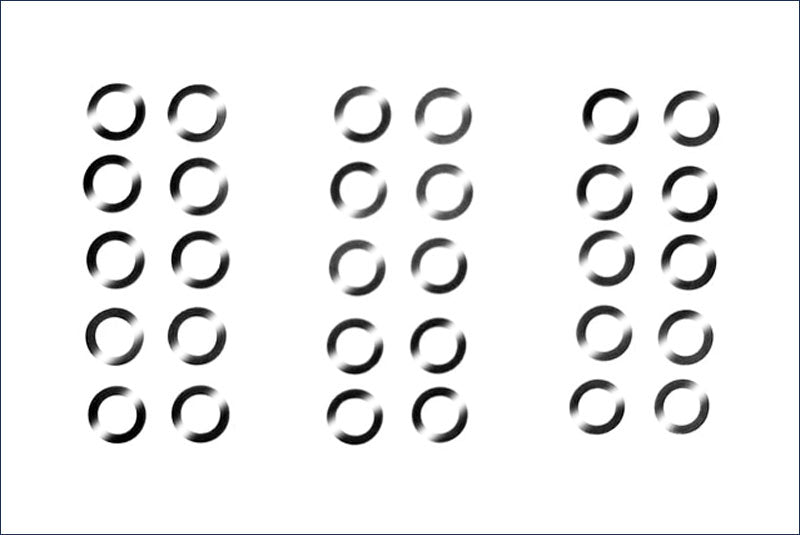 KYOSHO KYO96641 Juego de cuñas de 3X5 mm