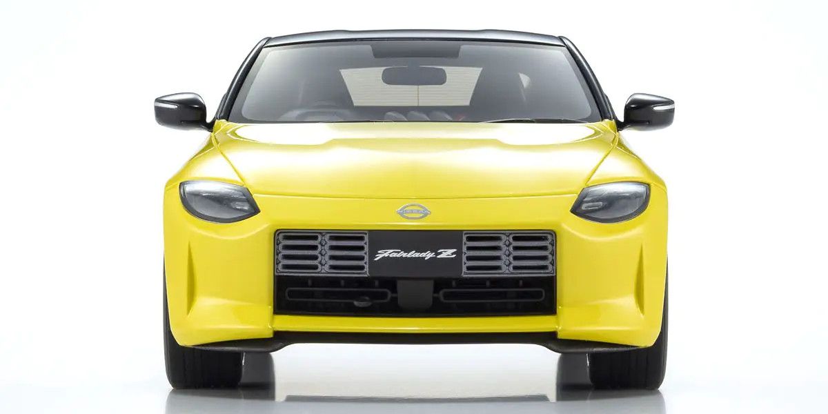KYOSHO KYOKSR18056Y Kyosho Samurai Diecast 1/18 Nissan Fairlady Z (Yellow)