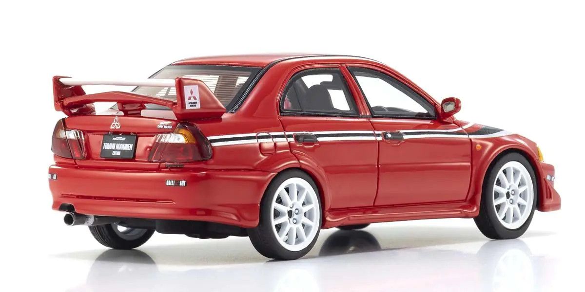 KYOSHO KYOKSR43116R Kyosho Original Diecast 1/43 Mitsubishi Lancer Evolution VI (Red)