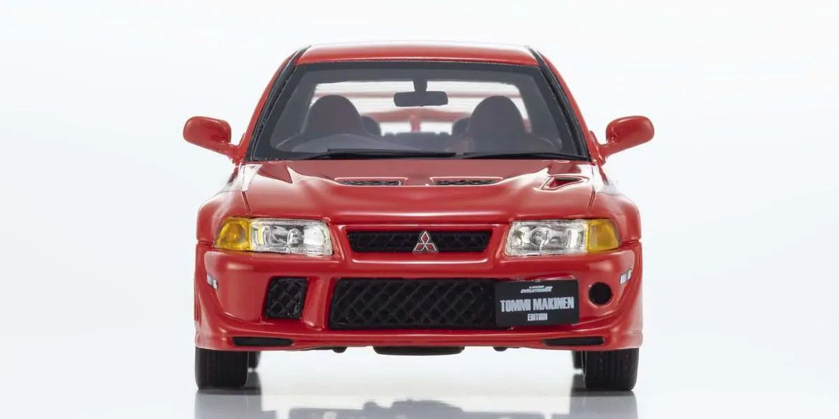 KYOSHO KYOKSR43116R Kyosho Original Diecast 1/43 Mitsubishi Lancer Evolution VI (Red)