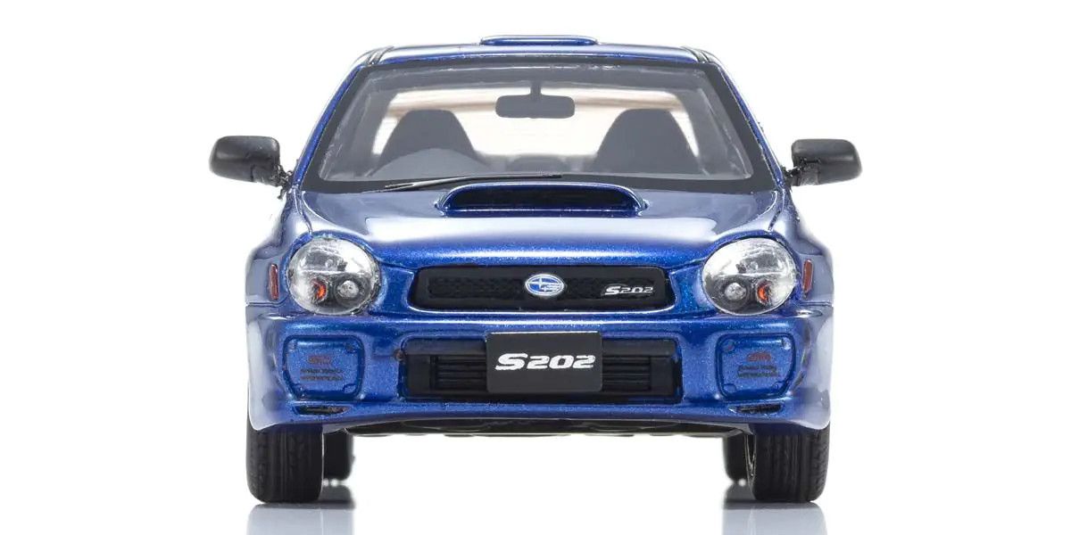 KYOSHO KYOKSR43118BL Kyosho Original Diecast 1/43 Subaru Impreza S202 Blue