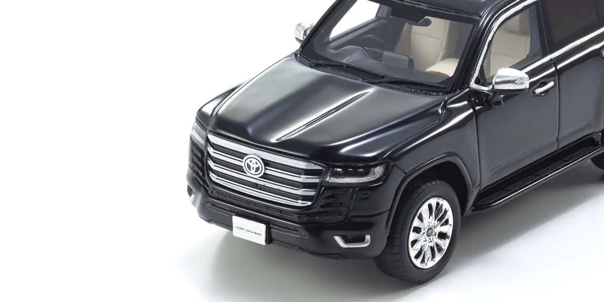 KYOSHO KSR43119BK Original Diecast 1/43 Toyota Land Cruiser ZX Black