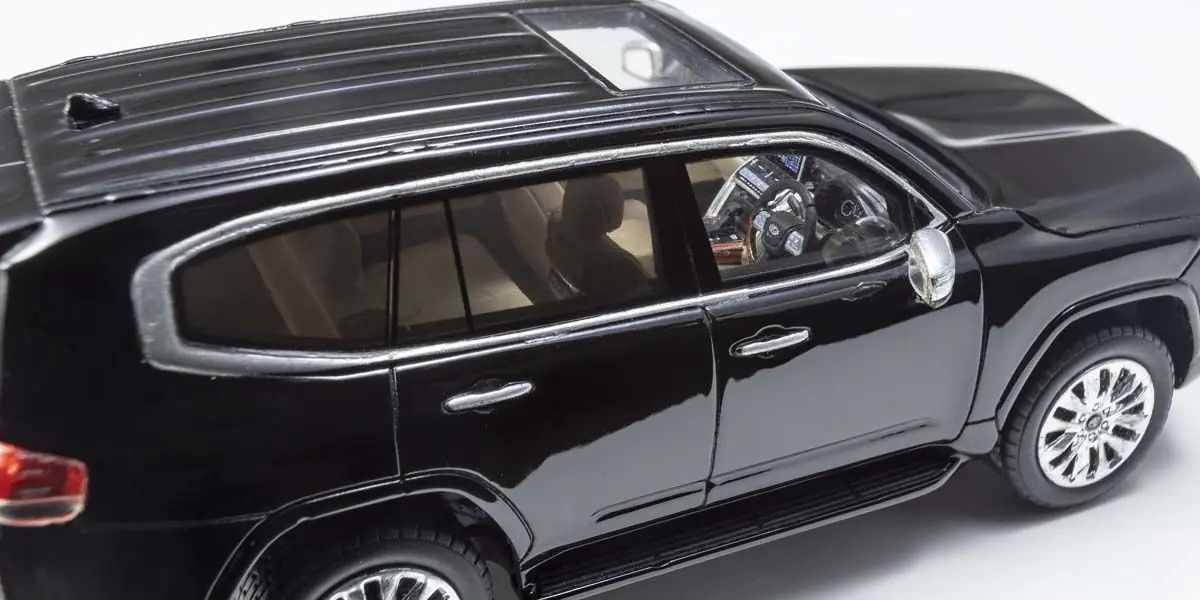 KYOSHO KSR43119BK Original Diecast 1/43 Toyota Land Cruiser ZX Black