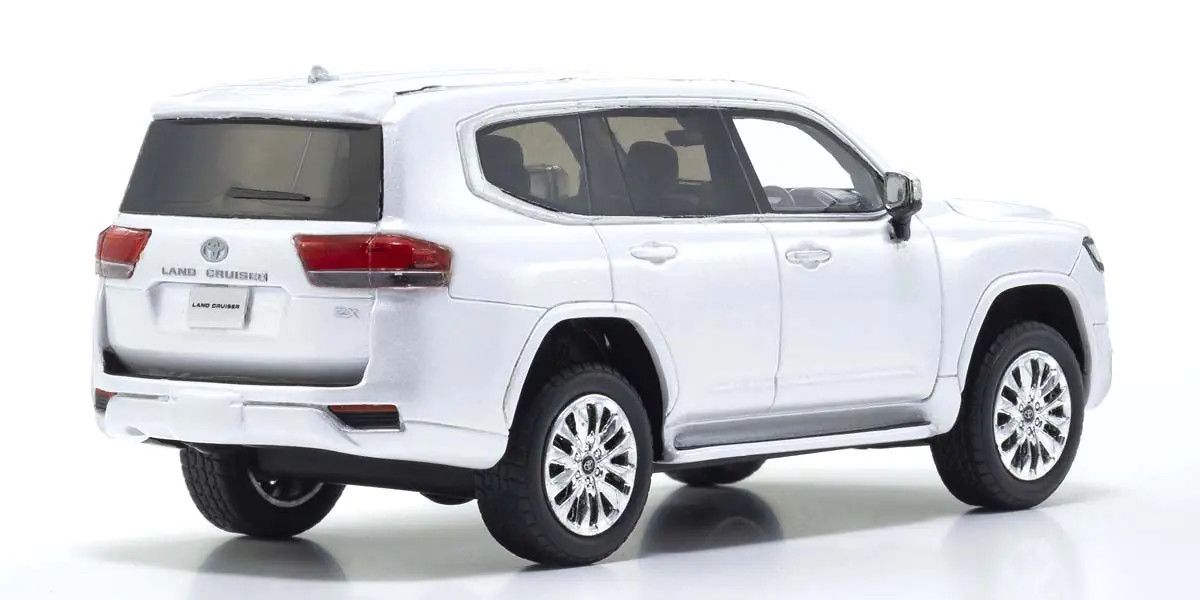 KYOSHO KYOKSR43119W Original Diecast 1/43 Toyota LandCruiser ZX White