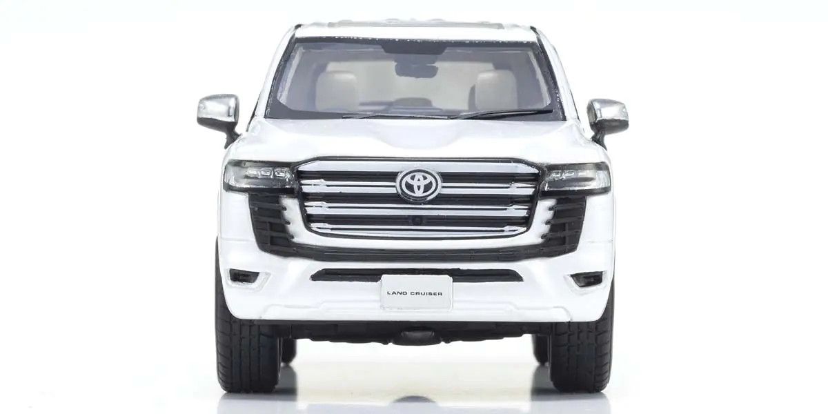 KYOSHO KYOKSR43119W Original Diecast 1/43 Toyota LandCruiser ZX White