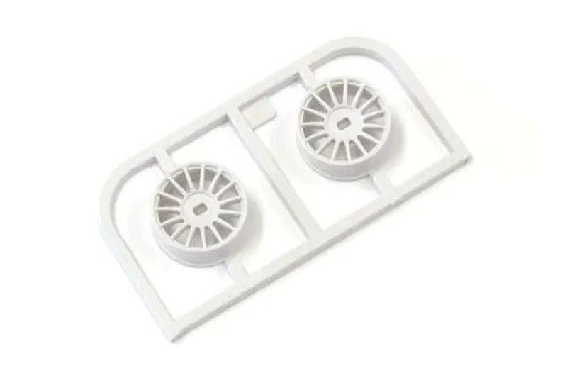 Kyosho MDH100W-N0B Mini-Z AWD Multi Narrow Wheels 0mm Offset White (2)
