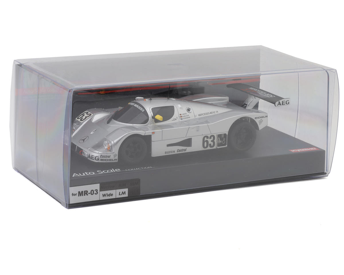 Kyosho Mini-Z MR-03W-LM Sauber Mercedes Groupe C Rennsportwagen C9 Pre-Painted Body (Silver)