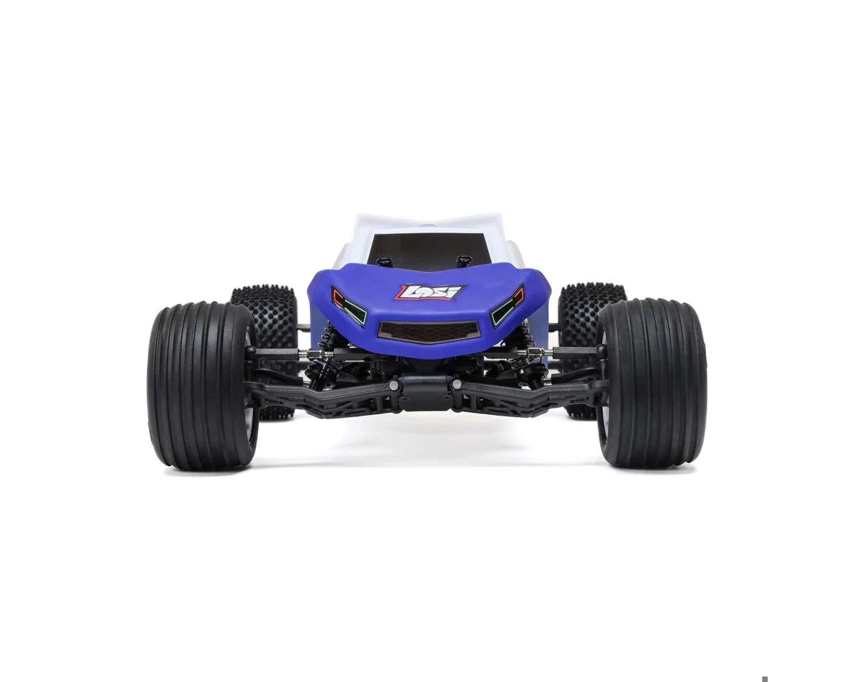 Losi LOS-1056T2 Mini-T 2.0 V2 1/18 RTR 2WD Brushless Stadium Truck (Blue) w/2.4GHz Radio, Battery & Charger