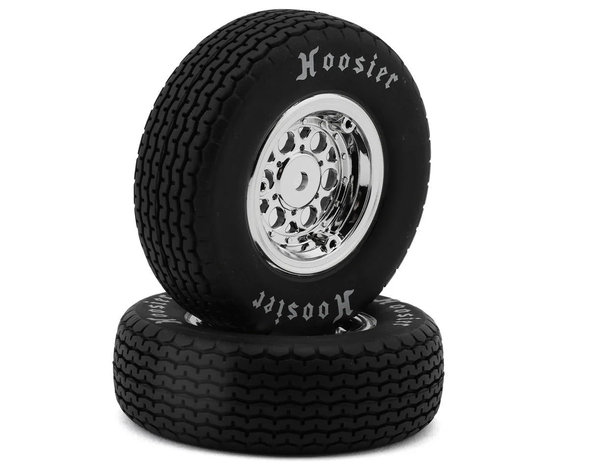 Losi LOS-2418 22S Sprint Front Pre-Mounted Hoosier Tires (Chrome) (2) (Hard)