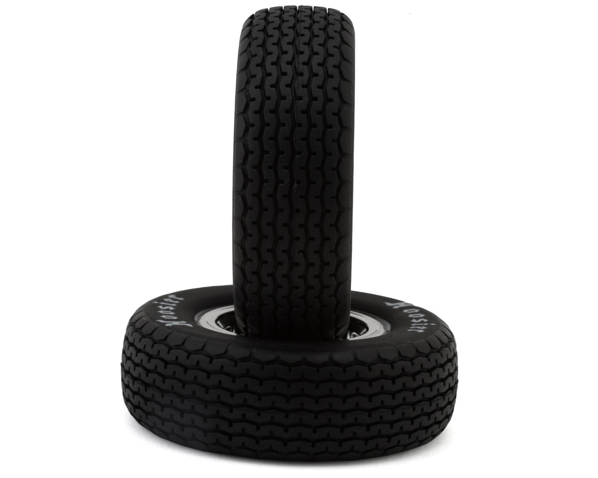 Losi LOS-2418 22S Sprint Front Pre-Mounted Hoosier Tires (Chrome) (2) (Hard)