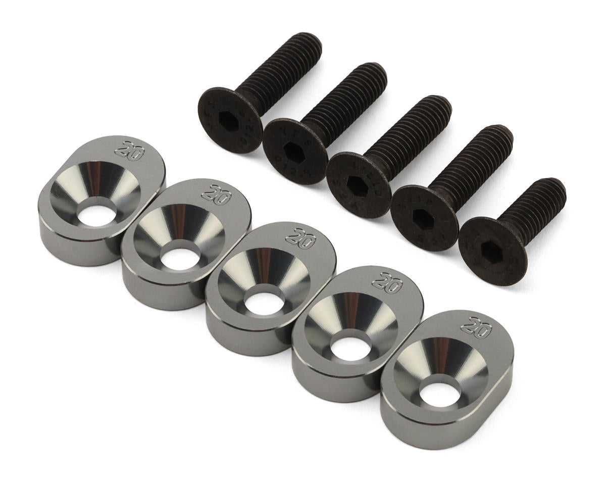 Losi LOS-4168 5IVE-TG 3.0 Engine Mount Insert & Screws (20mm Offset)