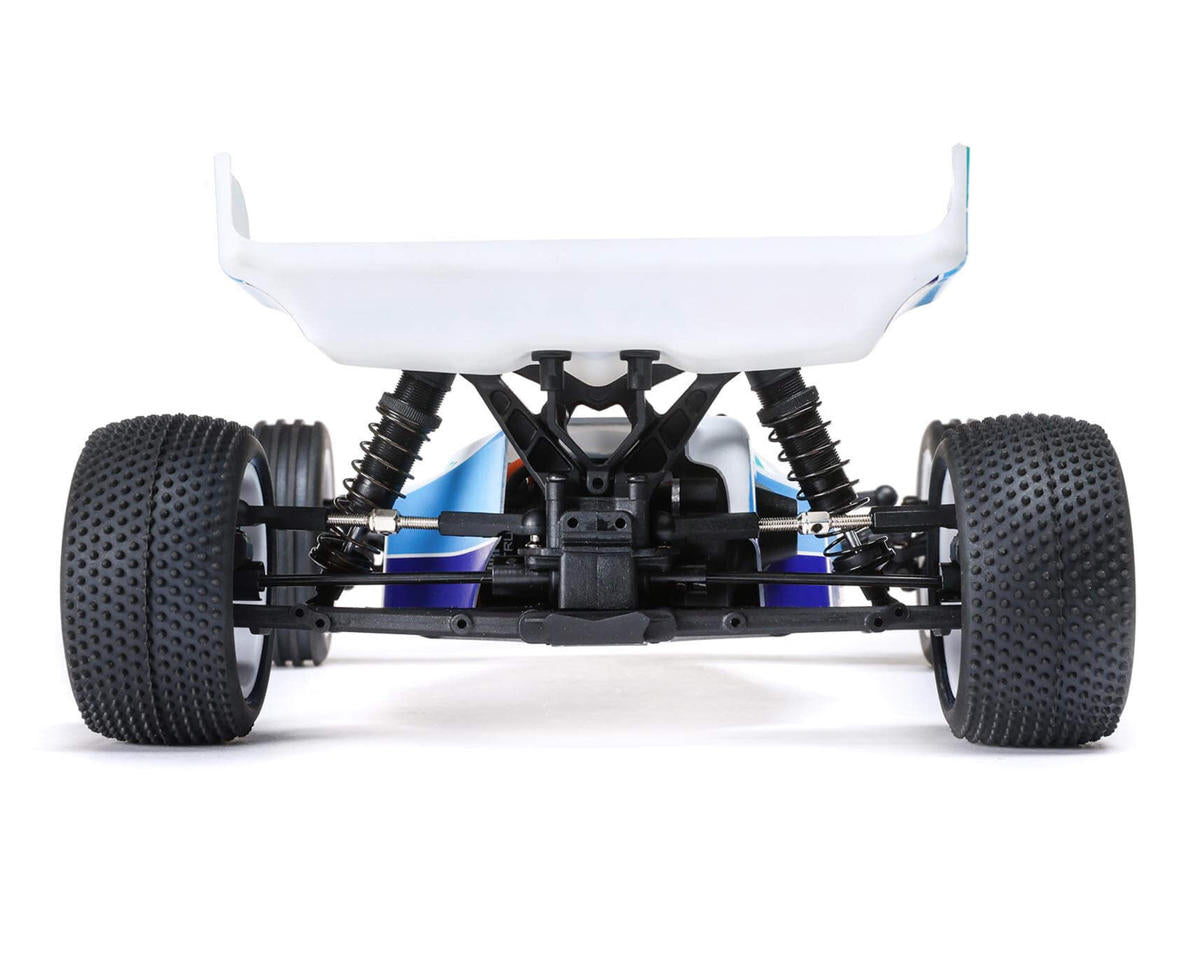 Losi LOS01024T2 Mini-B 1/16 RTR Buggy 2WD sans balais (bleu) avec radio 2,4 GHz, batterie et chargeur