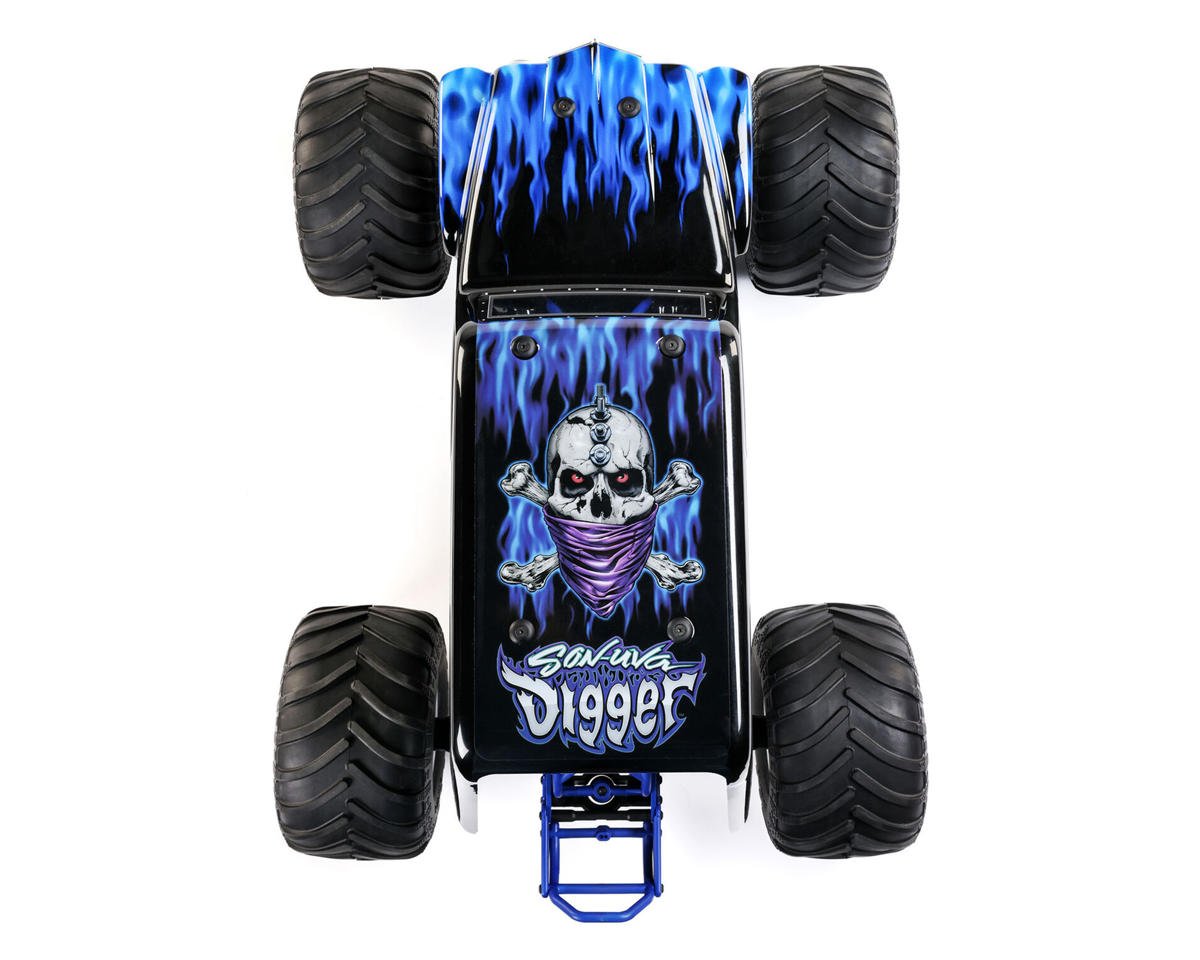 Losi LMT 2.0 Son-Uva Digger Solid Axle 4x4 RTR Brushless Monster Truck (Blue) w/DX3 Smart DSMR 2.4GHz Radio