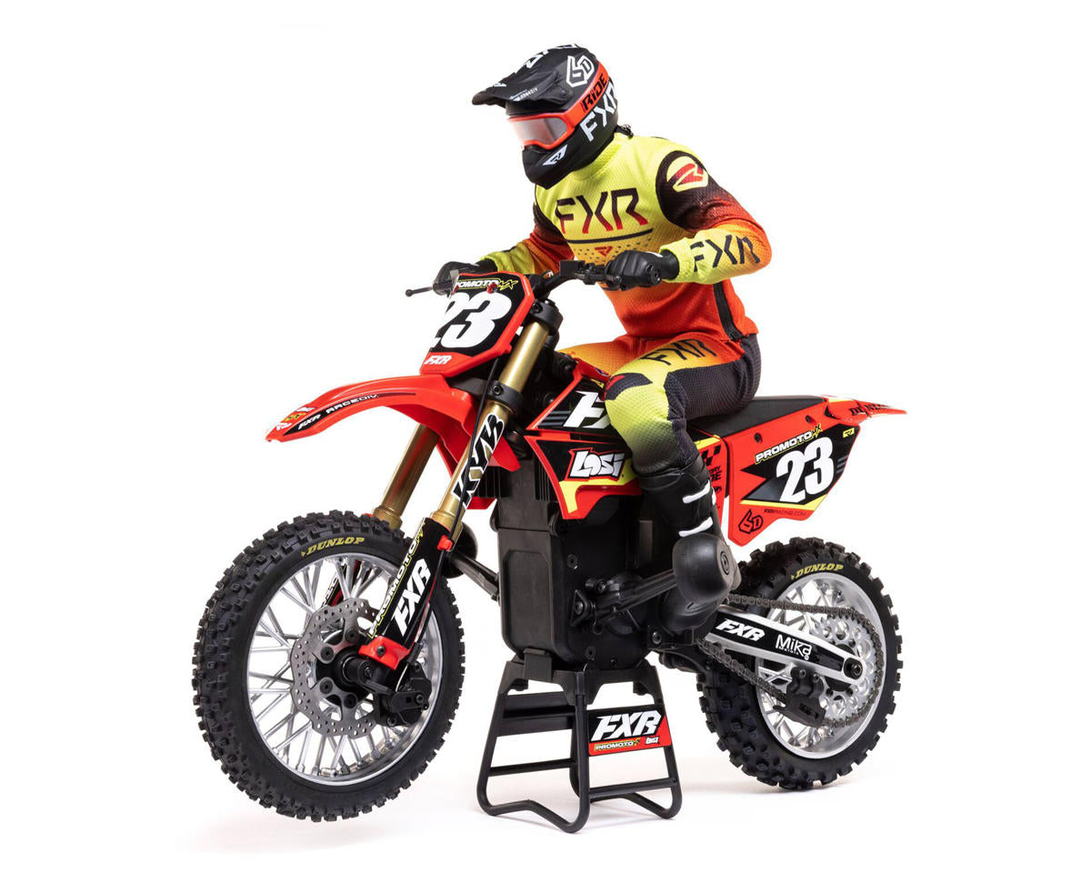 Losi 06000T1 RED 1/4 Promoto-MX Motorcycle RTR, FXR Item No.