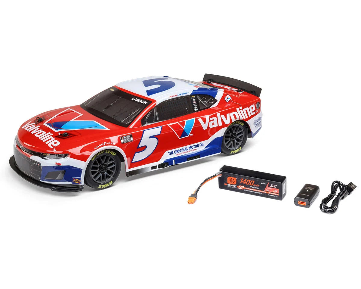 Losi 1122505 NASCAR #5 Chevy Camaro ZL1 1/12 2S AWD RTR On-Road Car (Kyle Larson) w/2.4GHz Transmitter, Battery, & Charger